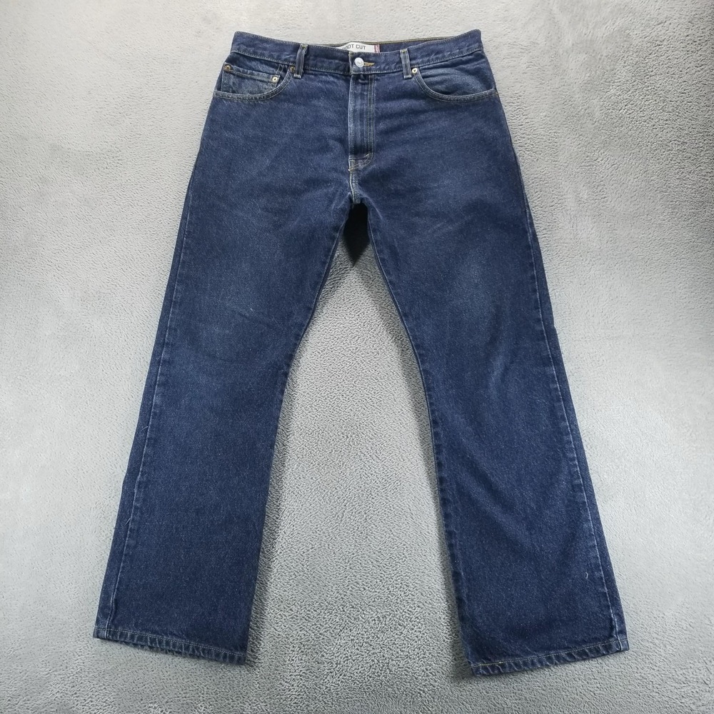 Levis 517 Jeans Mens 34x30 Blue Regular Bootcut Dark Wash American Western
